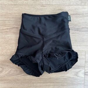 Tiger Friday CS Black Ruffle Shorts